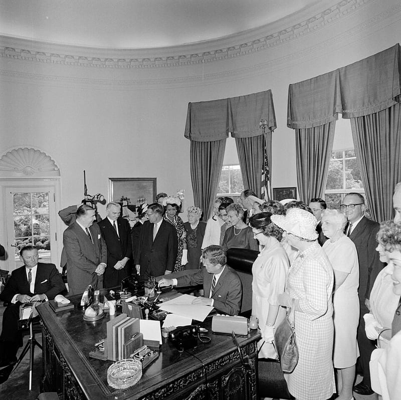 President Kennedy signs the Equal Pay Act, 1963